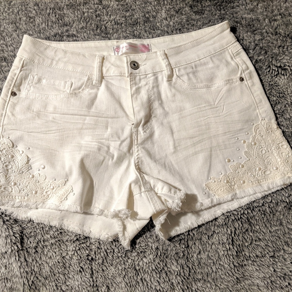 White shorts